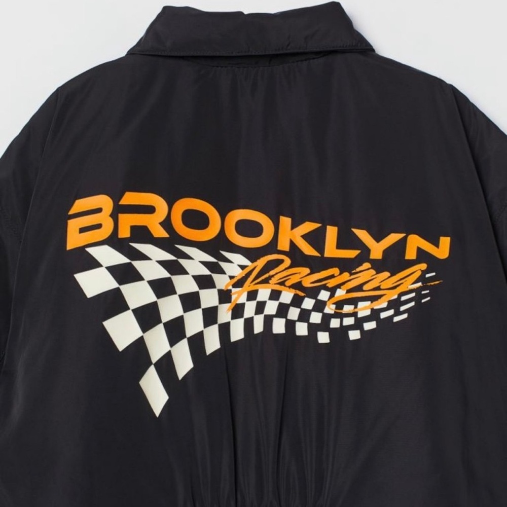 Oversized Printed Jacket - Picture 3 of 4